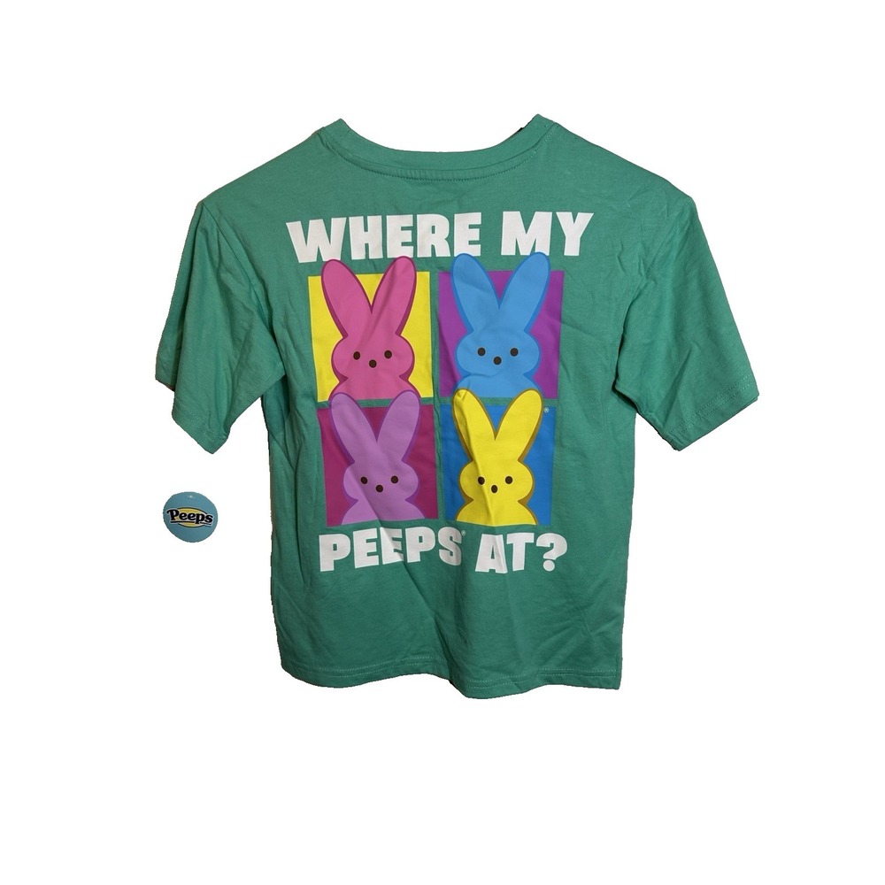 peeps girls short sleeve shirt size 8 where my peeps at